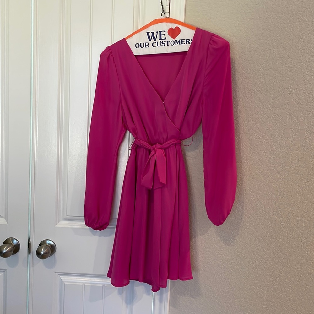 Mi Ami Magenta Dress